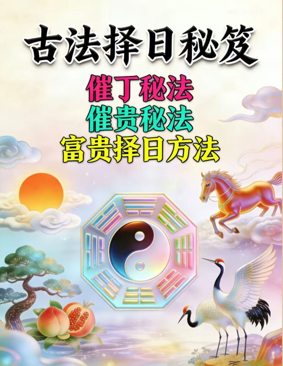择日书籍《古法择日秘笈》