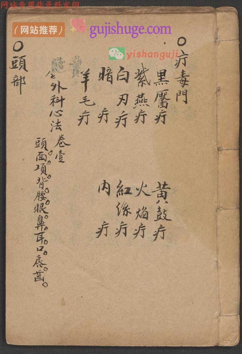 医宗金鉴.外科心法