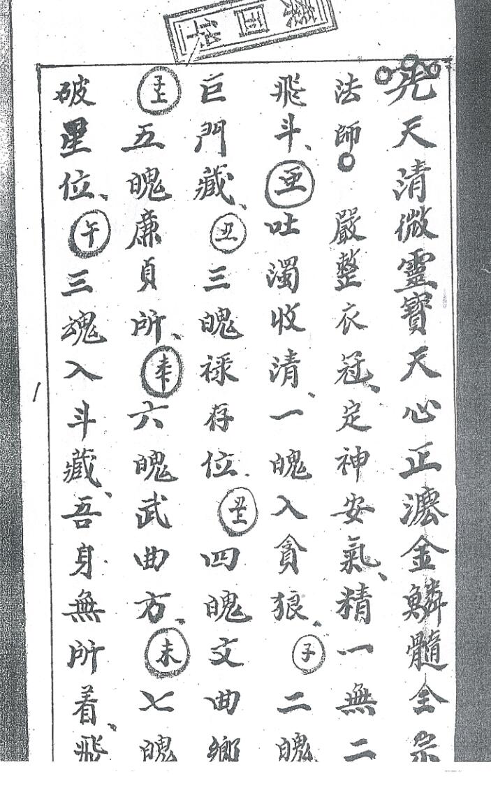 《先天清微灵宝天心正派金麟髓全宗》插图1