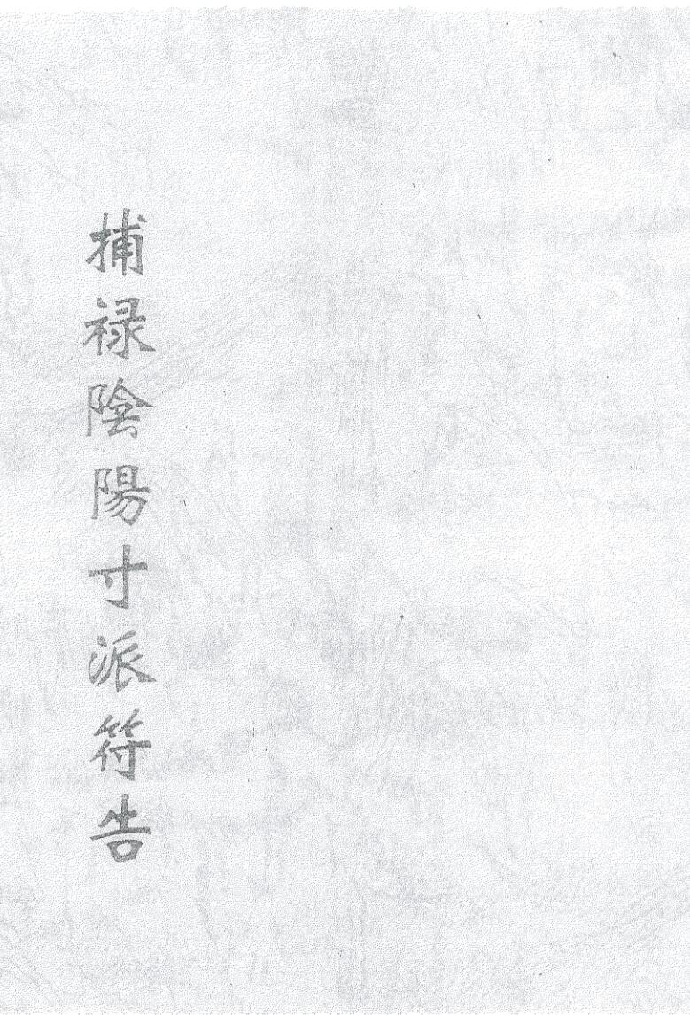 《禄阴阳十派符告》插图1
