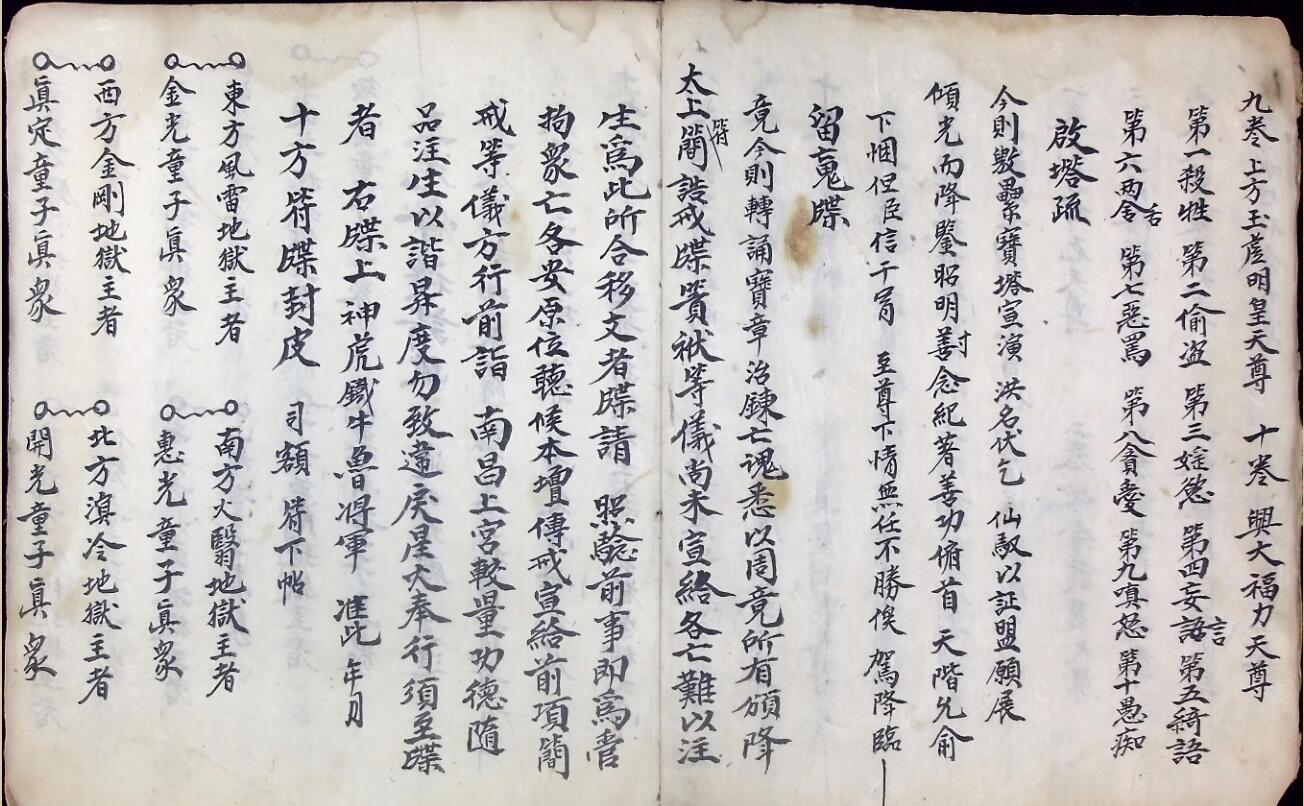 十回九转行移牒狀表疏 十回度人符简插图9