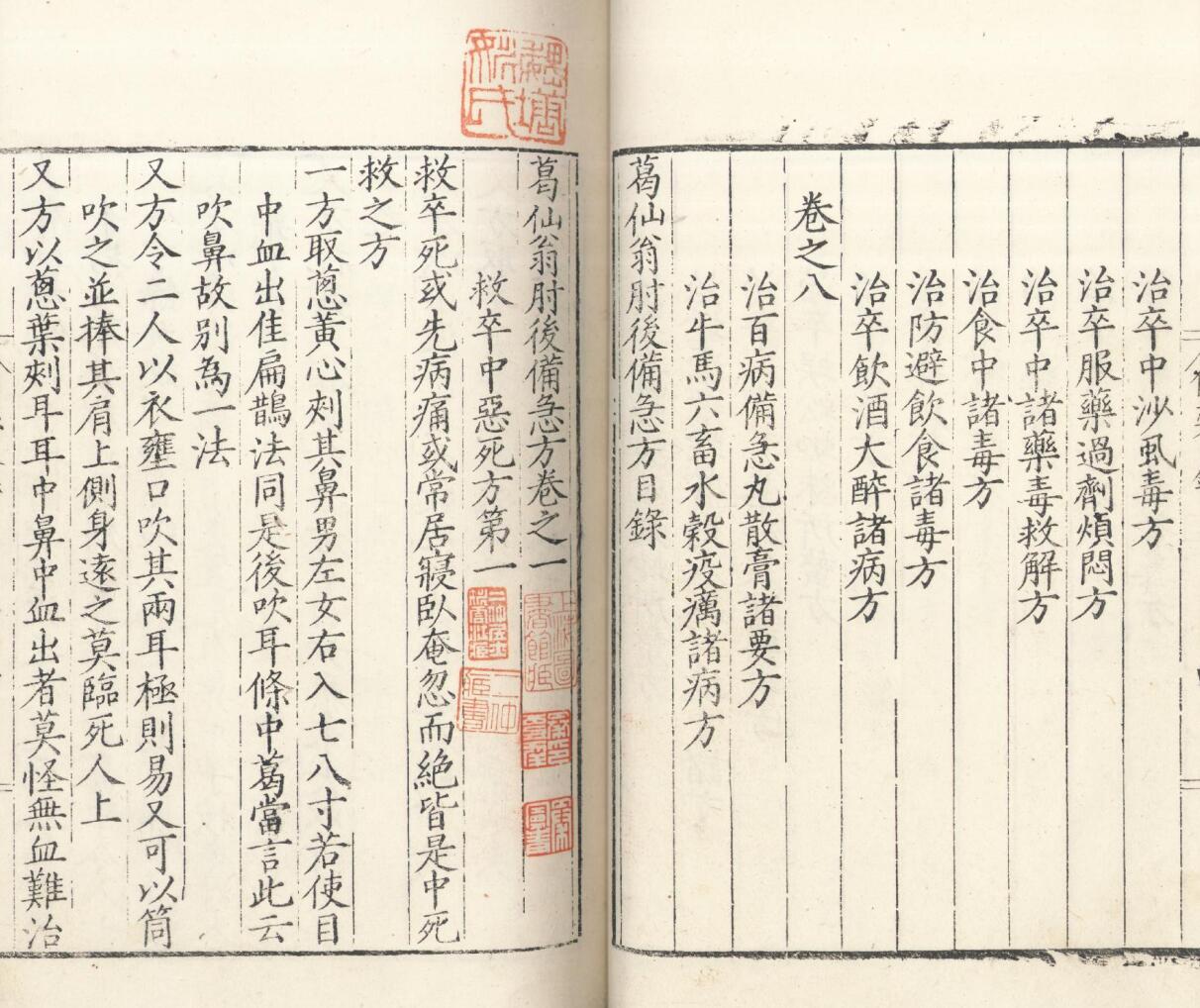 《葛仙翁肘后备急方》 八卷插图9