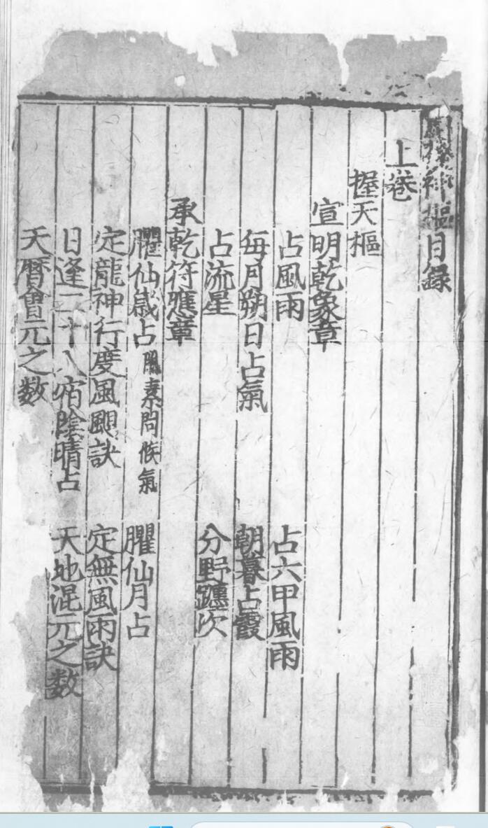 《臞仙肘后神枢经》择日古籍 128页双面版（有残损）插图1