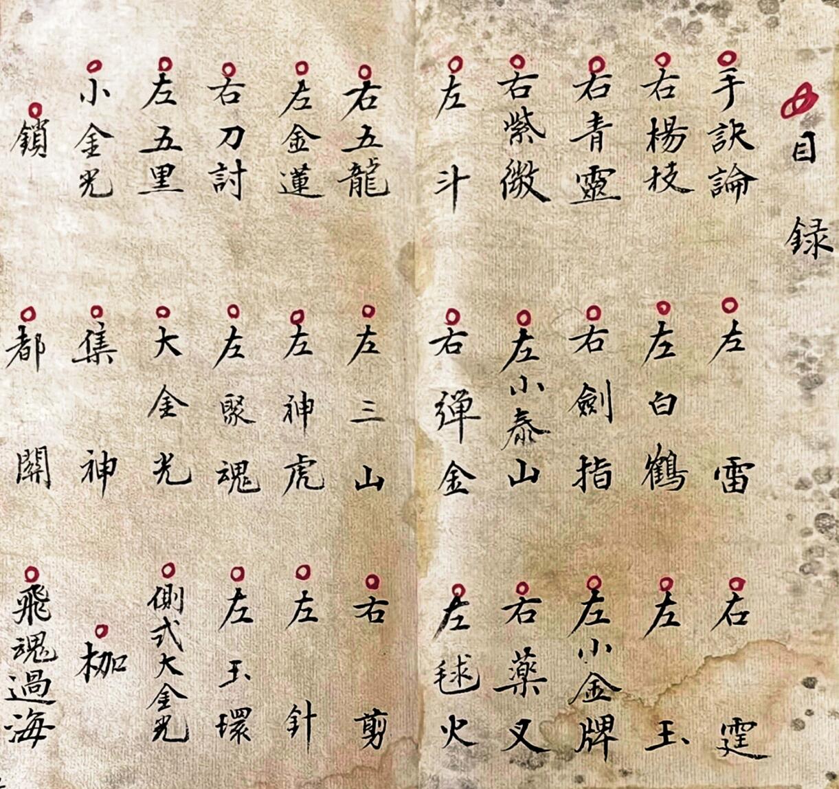 《玄门七十二手诀》正一天师秘传手诀插图3