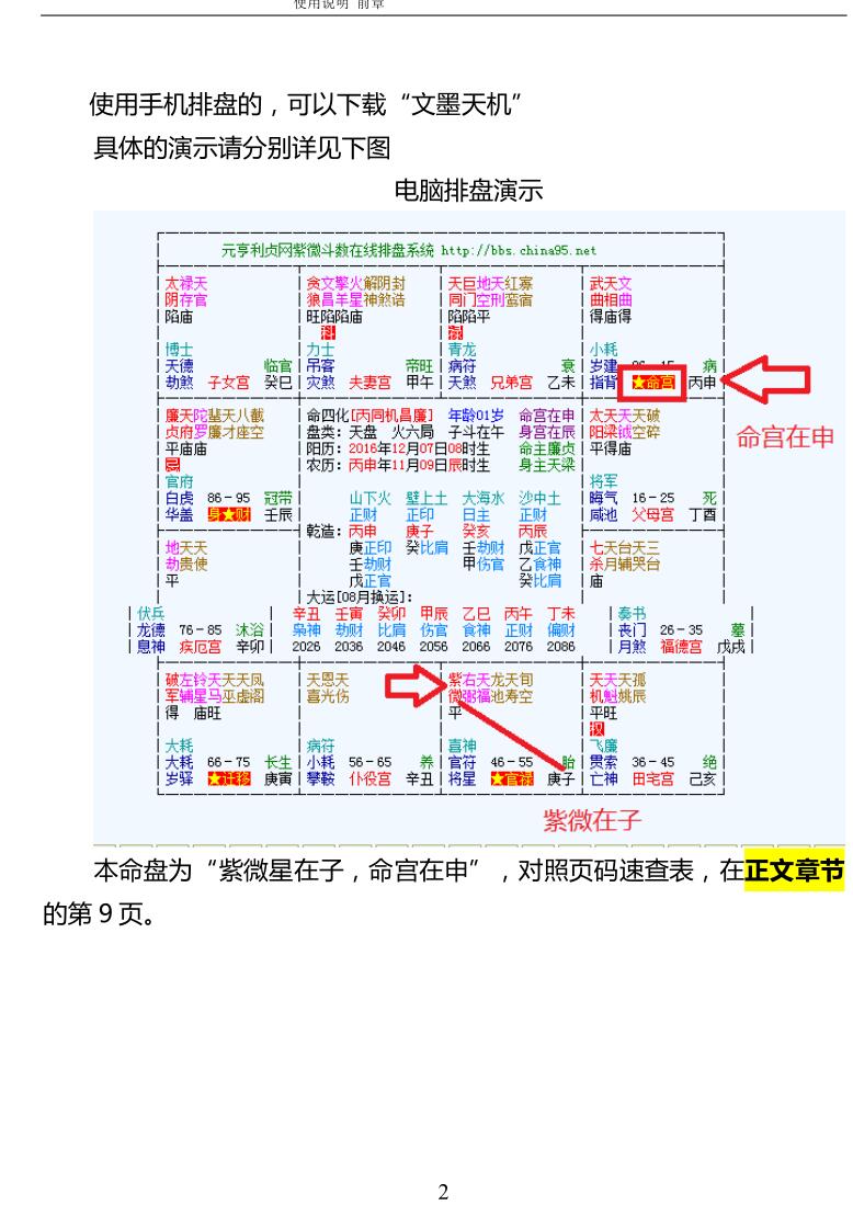 《紫微斗数144种命盘格局图解使用指南》插图3