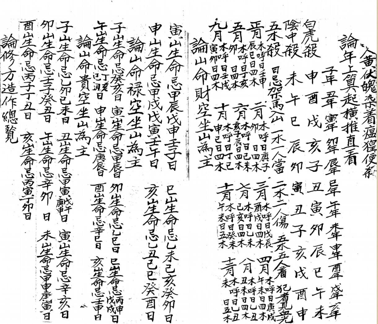《斗首五行择取课用》插图7