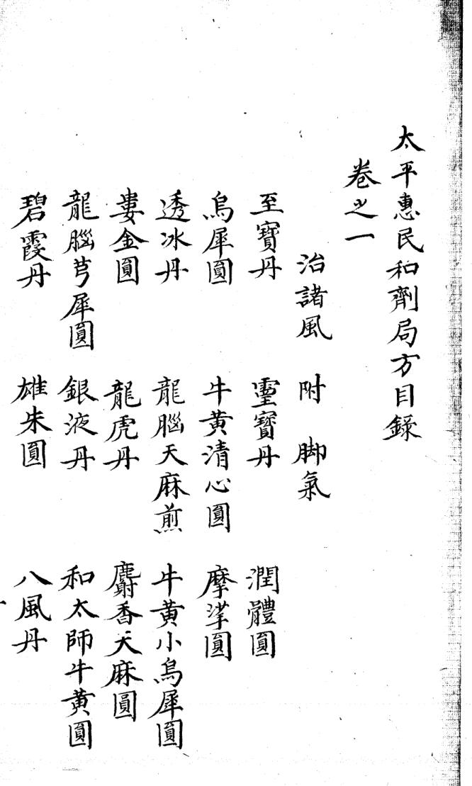 《太平惠氏和劑局方》十卷二卷插图1