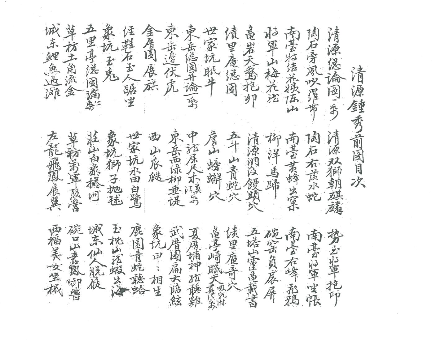 《清源钟秀记》留题地插图5