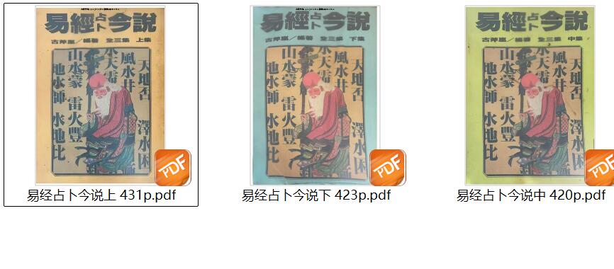 《易经占卜今说》 上中下插图9