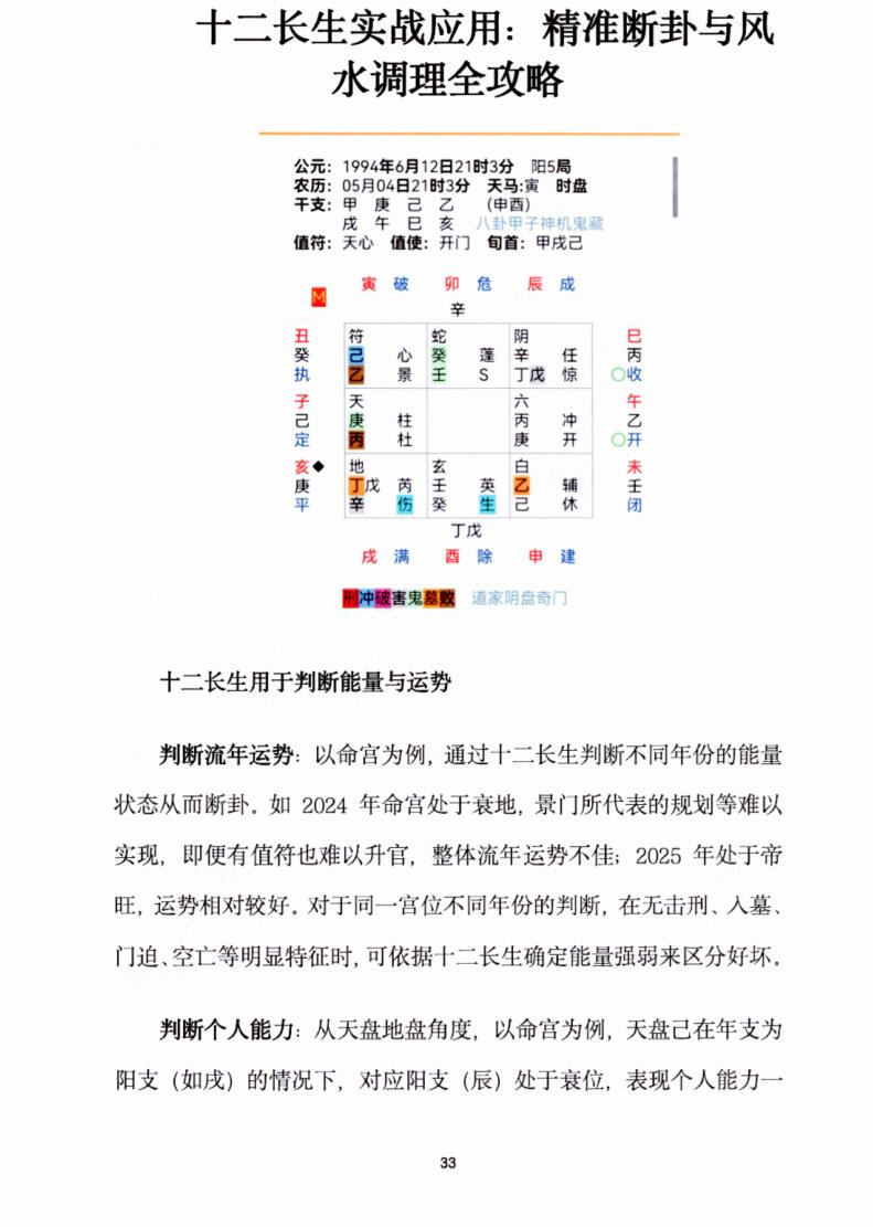 《奇门遁甲应用全解、实战案例深度剖析》插图15