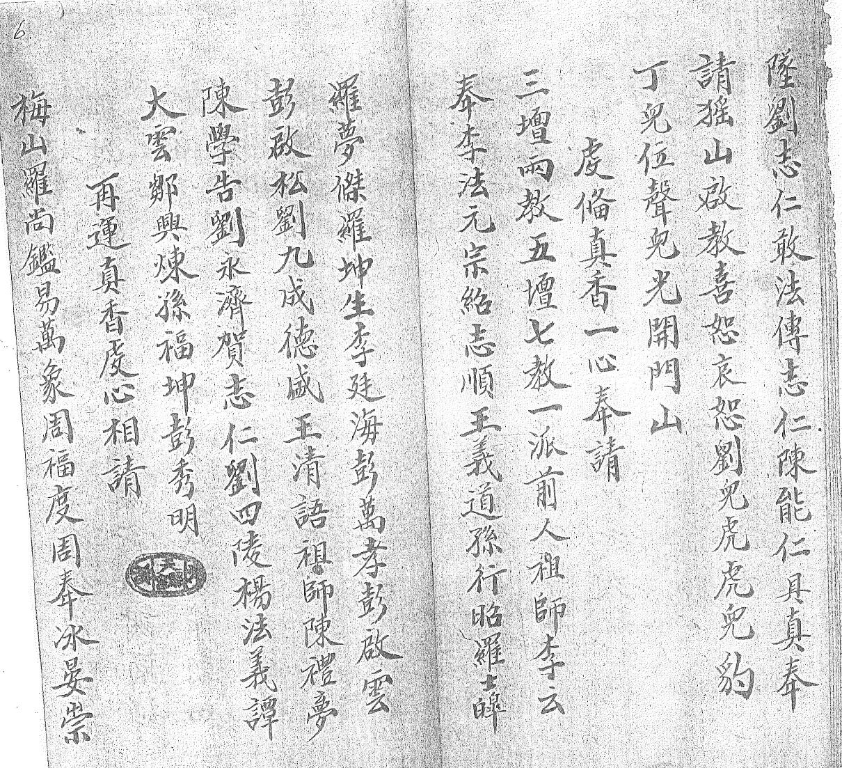 《正一元皇大和梅山祭统秘诀一宗》黑白插图13