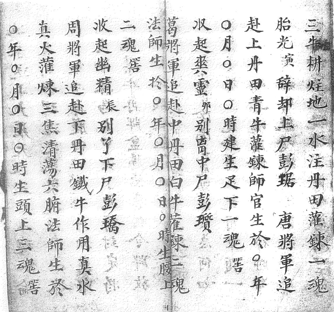 《送度预先回无常收生魂变藏口诀一宗》黑白插图5