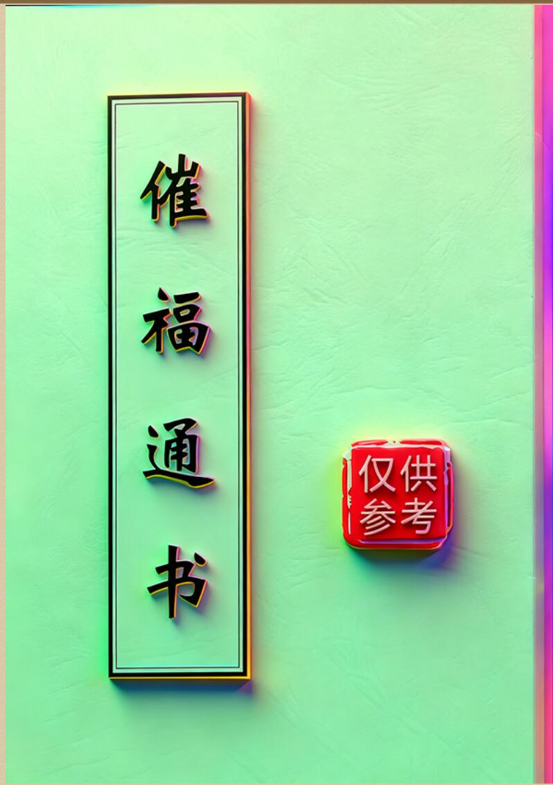 闽汀马宽裕良容著《催官催贵、催福日课催福通书》