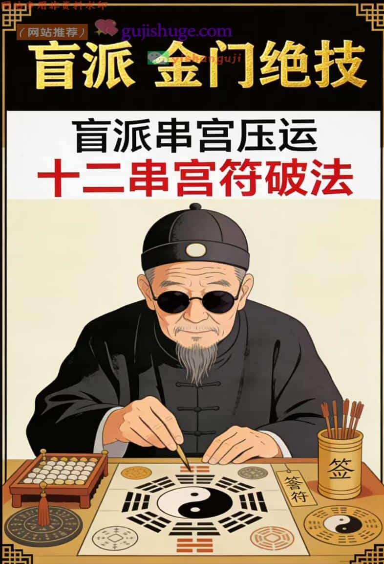 盲派串宫压运符破法铁律，盲派串宫压运、十二串宫符破法