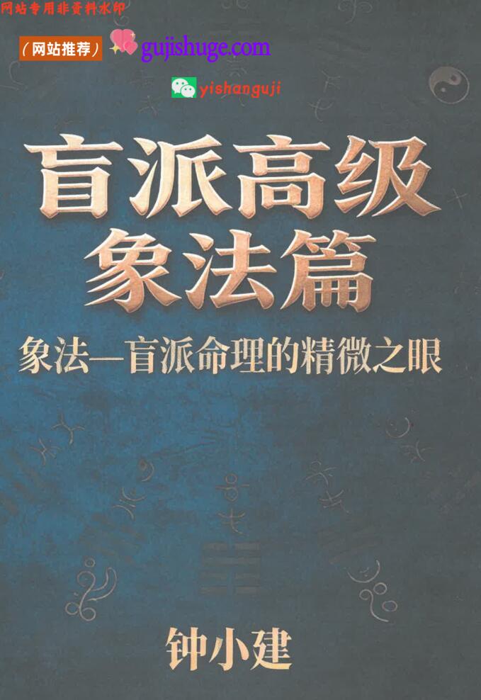 钟小建《盲派高级象法篇》百度网盘下载