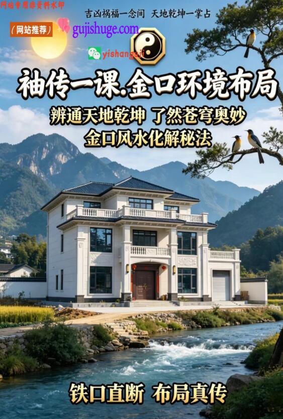 袖传一课《金口环境布局》177页